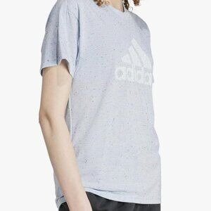 NWT adidas Women's Future Icons Winners 3.0 T-Shirt, Wonder Blue Melange, XS